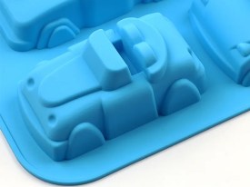 Molde silicona 8 autitos surtidos